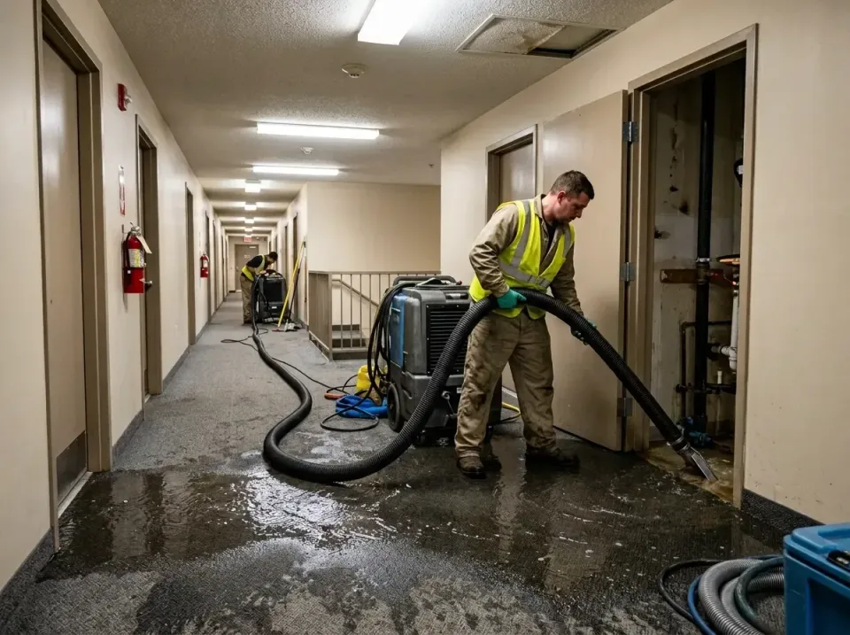 multi-unit-apartment-hallway-f-005 — frequently asked questions, Emergency Burst Pipe Water Extraction & Removal in Golden V…
